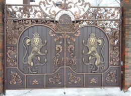 Фото кованые ворота Воронеж