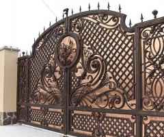 Кованые ворота и калитки фото Воронеж