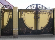 Фото кованые ворота Воронеж